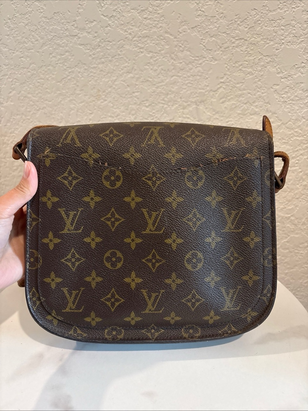 Louis Vuitton GM Saint Cloud Brown Monogram Crossbody Bag - Picture 2 of 16